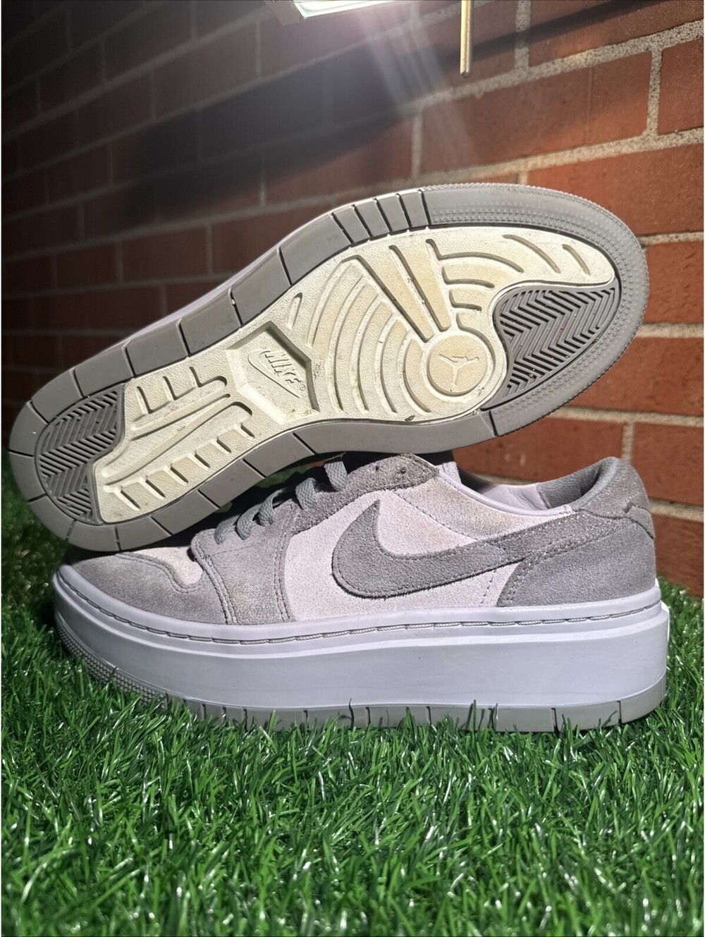 Women’s Nike Air Jordan 1 Elevate Low Stealth Titanium Size 9w 7.5M DH7004-005